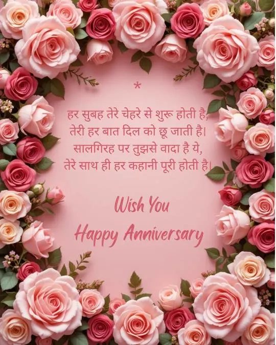 Romantic Anniversary Wishes in Hindi 2 1