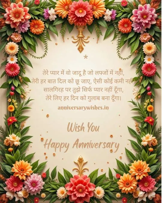 Romantic Anniversary Wishes in Hindi 4 1